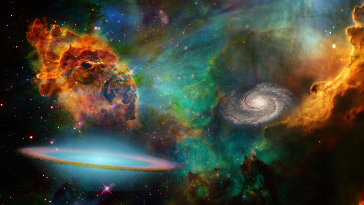 Deep Space Elements of this image furnished by NASA